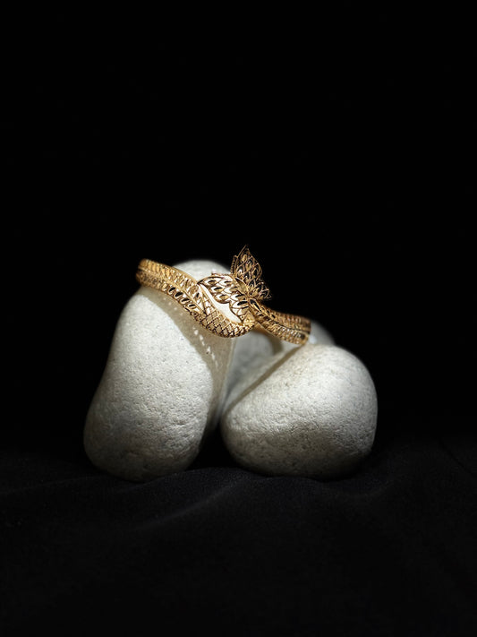 The Butterfly Filigree Statement Bangle