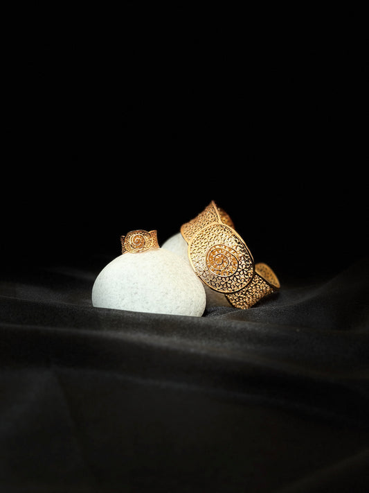Garden Gala Sparkling Butterfly Set (Bangle & Ring)